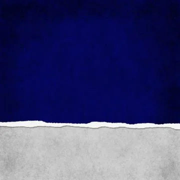 Square dark blue grunge torn textured background Stock Illustration