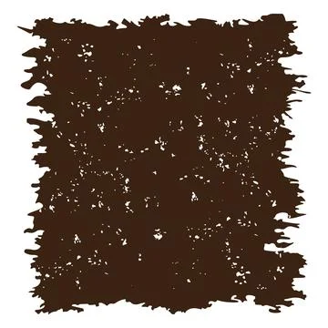 Square Dark Brown Rustic Rough Torn Paper Frame Background Vintage Retro St.. Stock Illustration