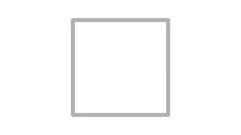 A square with a defined layout border, centered on a white background. Stock Footage 334930924