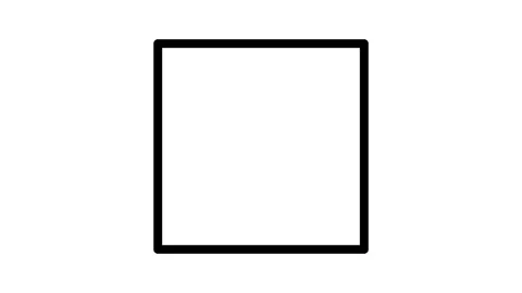 A square with a defined layout border, centered on a white background. Stock Footage 334931080