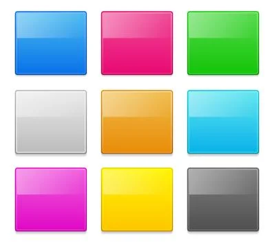 Square design elements Stock Illustration