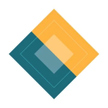 Square design Illustrazione stock