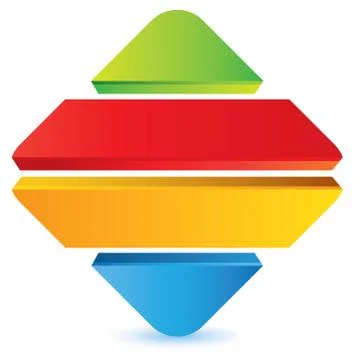 Square diagram Stock Illustration