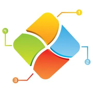 Square diagram Stock Illustration