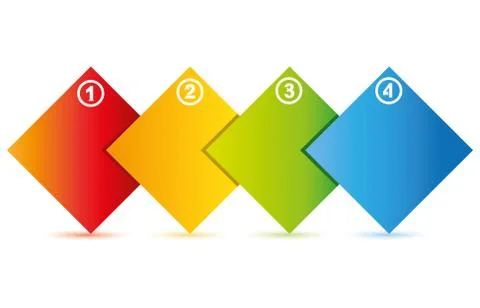Square diagram, template Stock Illustration