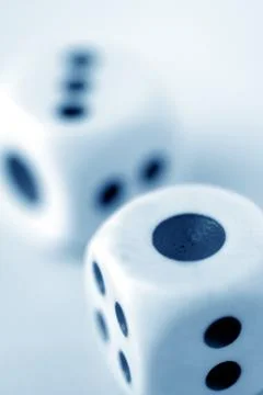 Square dice Stock Photos