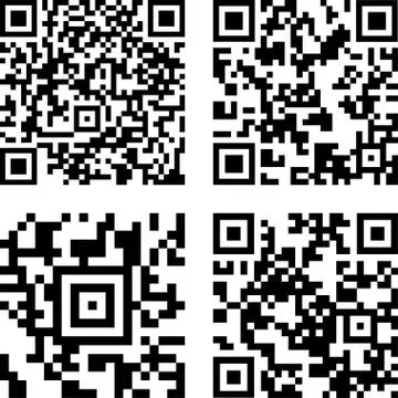 Square digital barcode Stock Illustration