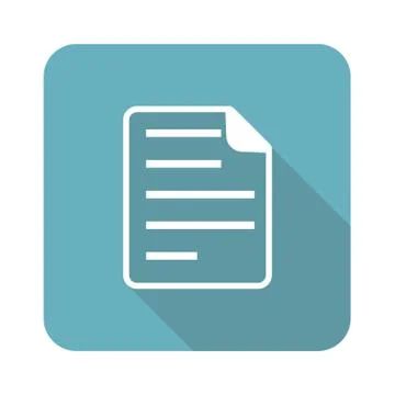 Square document icon Stock Illustration