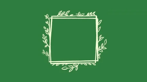 Square Dynamic With Frame Transparent Background Animation Vidéo 338016393