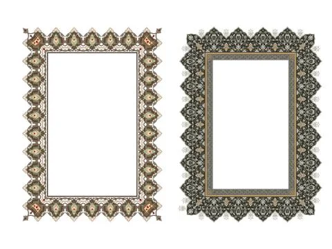 Square elegant frame.. Vector Illustration. Stock Illustration