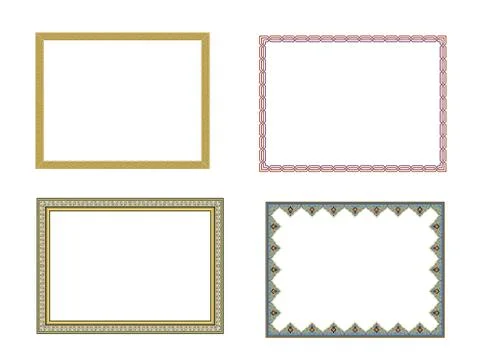 Square elegant frame.. Vector Illustration. Stock Illustration