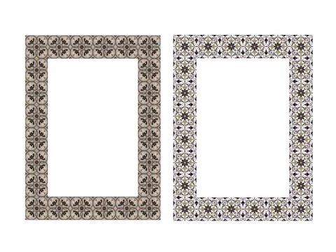 Square elegant frame.. Vector Illustration. Stock Illustration
