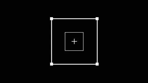 Square Element Effect Glitch White on Transparent Background Stock Footage 143792504