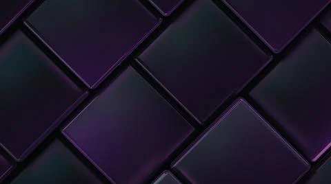 Square elements. Purple green gradient. Decorative backdrop, wallpaper 库存插图