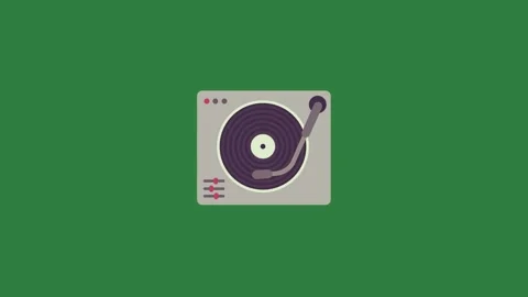 Square on an eye it image of camera turn button isolated on green screen Видео 336968788