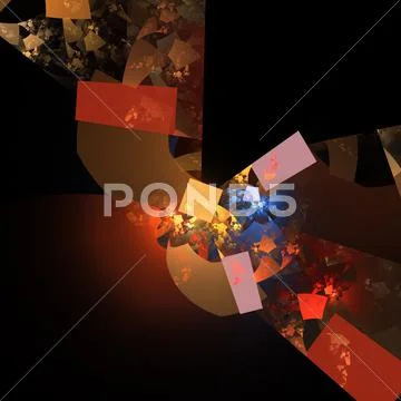 Square Fall Stock Illustration