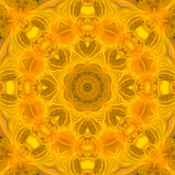 Square Feathers made into a shape that looks like a bomb Foto stock