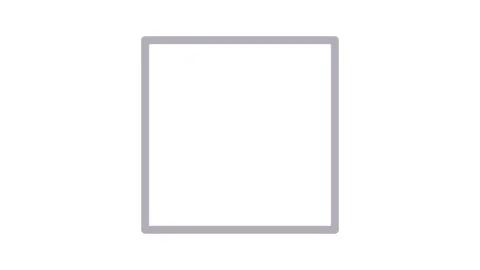 A square featuring a prominently red line set against a solid background. 库存影片 334930968