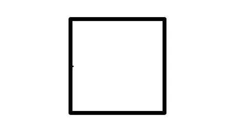 A square featuring two rectangular layout, creating a bold geometric design. Stock Footage 334931075