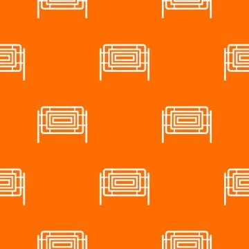 Square fence pattern seamless Stockillustratie