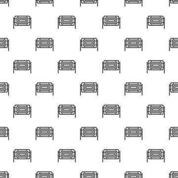 Square fence pattern vector Stockillustratie