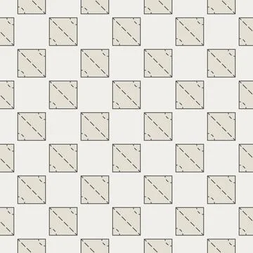 Square Figure colored seamless pattern. Geometry Science vector background Stock Illustration