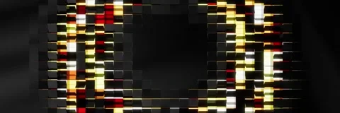 Square flipping light background Video stock 318940697