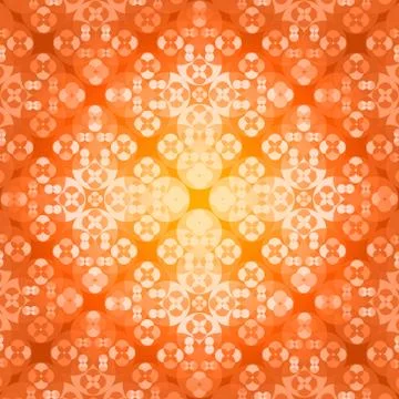 Square flower pattern symmetrical Stock Illustration