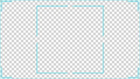 SQUARE FOCUS FRAME Stock Illustration