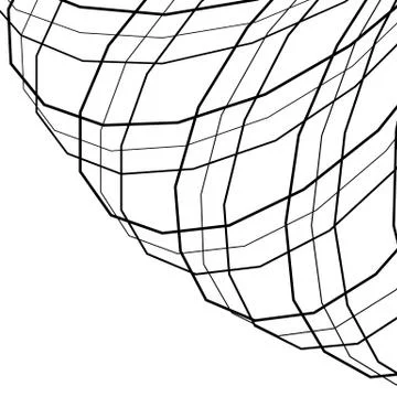 Square format background with intersecting, angular lines. Full motif clipped 스톡 일러스트