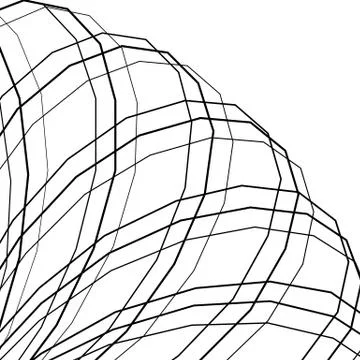 Square format background with intersecting, angular lines. Full motif clipped Stock Illustration