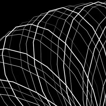 Square format background with intersecting, angular lines. Full motif clipped Stock Illustration