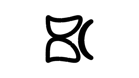 Square Forming Loop Mask From Three Hyperbolic Paraboloid Pringle Shapes Video stock 118985357