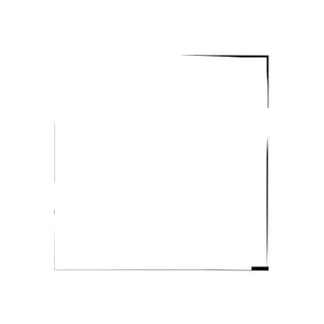 Square frame brush vector grunge paint watercolour ink Stock Illustration