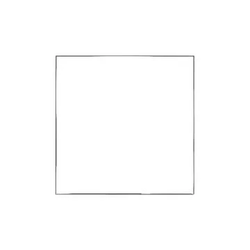 Square frame brush vector grunge paint watercolour ink Stockillustratie