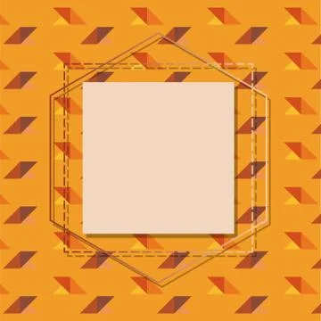 Square frame elegant label template 스톡 일러스트