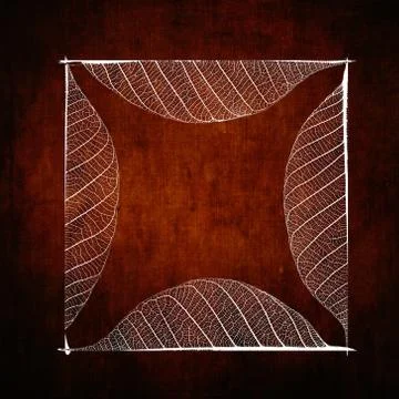 Square frame on grunge background Фото