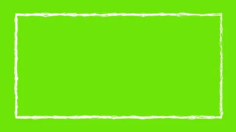 Square frame hand-drawn scribble animation. Pen marker doodle style. Sketch.. Stock Footage 302217691