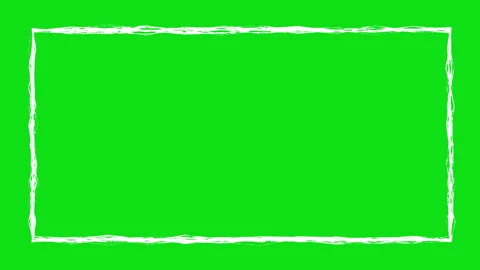 Square frame hand-drawn scribble animation. Pen marker doodle style. Sketch.. Stock Footage 335421223