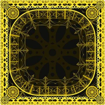 Square frame Stock Illustration