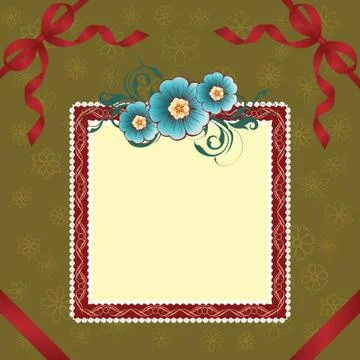 Square frame Stock Illustration