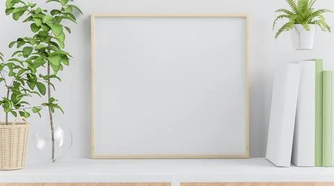 Square frame mock up Stock Illustration