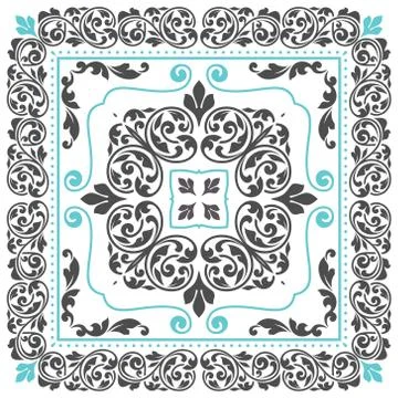 Square frame set template. Stock Illustration