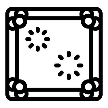 Square frame showing loading process with rotating circles Ilustración de archivo
