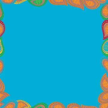 Square frames doodles. Vector illustration. Seamless pattern. Illustration in gr Stock Illustration