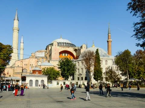 The square in front of Hagia Sofia, Istanbul Stock Photos