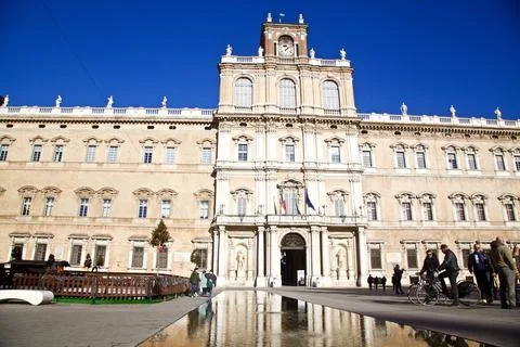 Square in front of a palace Stock Photos