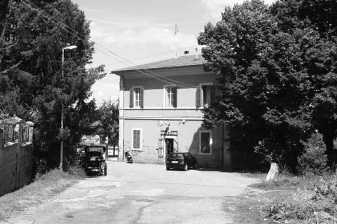 Square in front of the train station Stock Photos