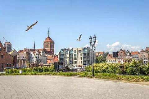 Square in Gdansk Stock Photos