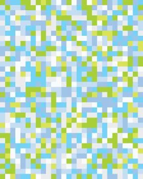 Square geometric abstract seamless pattern Stock Illustration